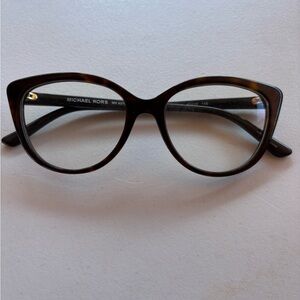 Michael Kors Brown Cat-Eye Glasses